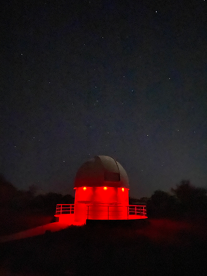 Sessões astronômicas no observatório do Explora Atacama (Foto: Daniela Filomeno)