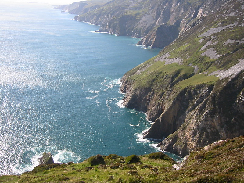 Foto do Slieve League, na Irlanda