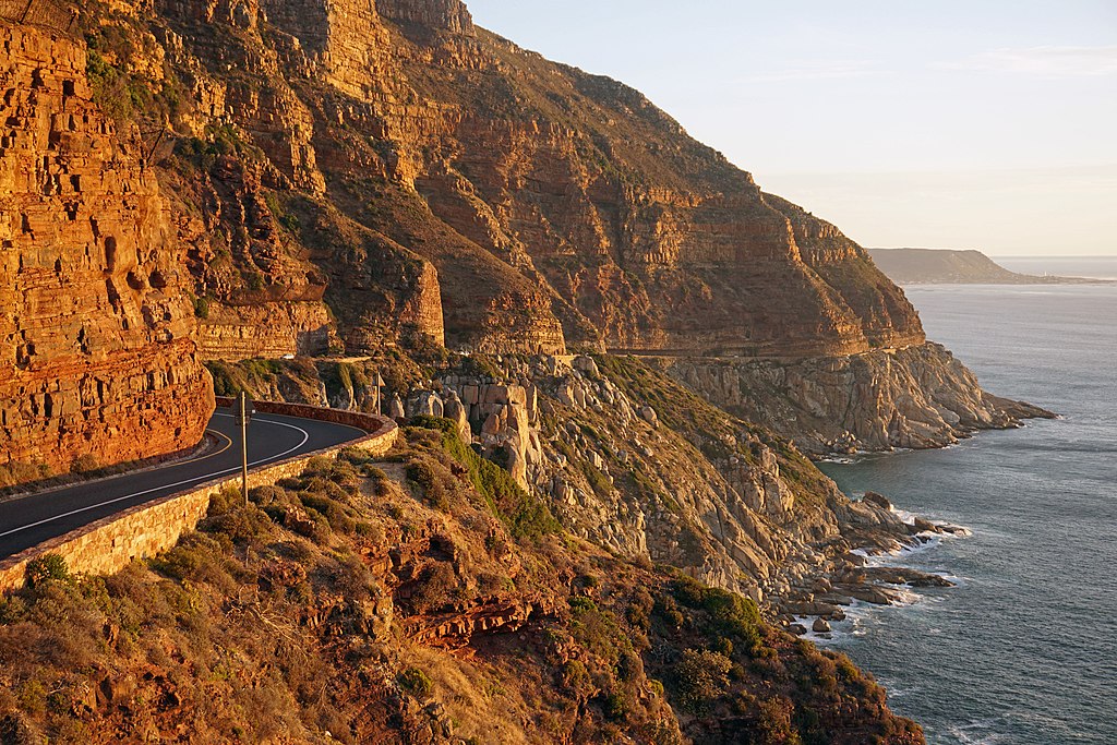 Foto na encosta da Chapmans Peak Drive 1, na África do Sul