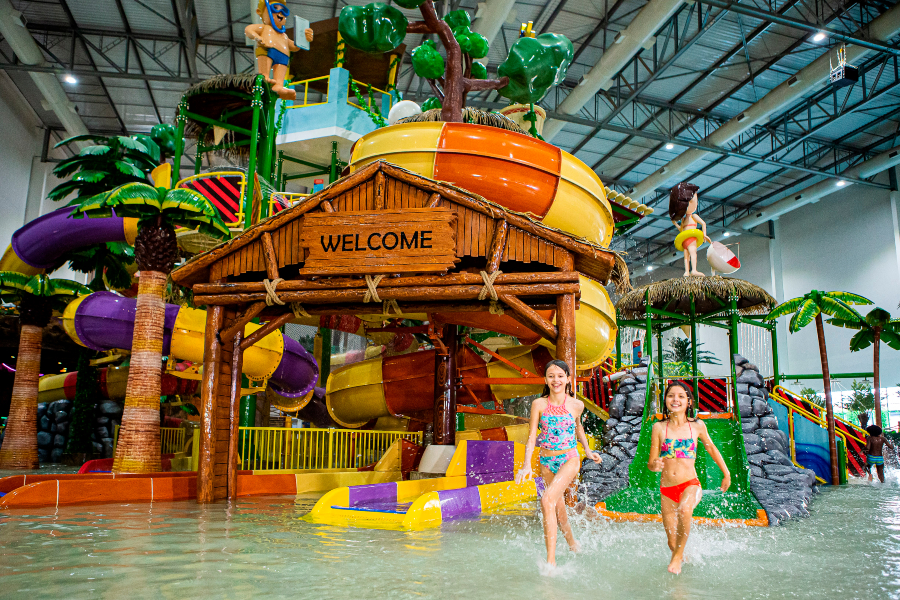 Parque indoor do Tauá em Atibaia