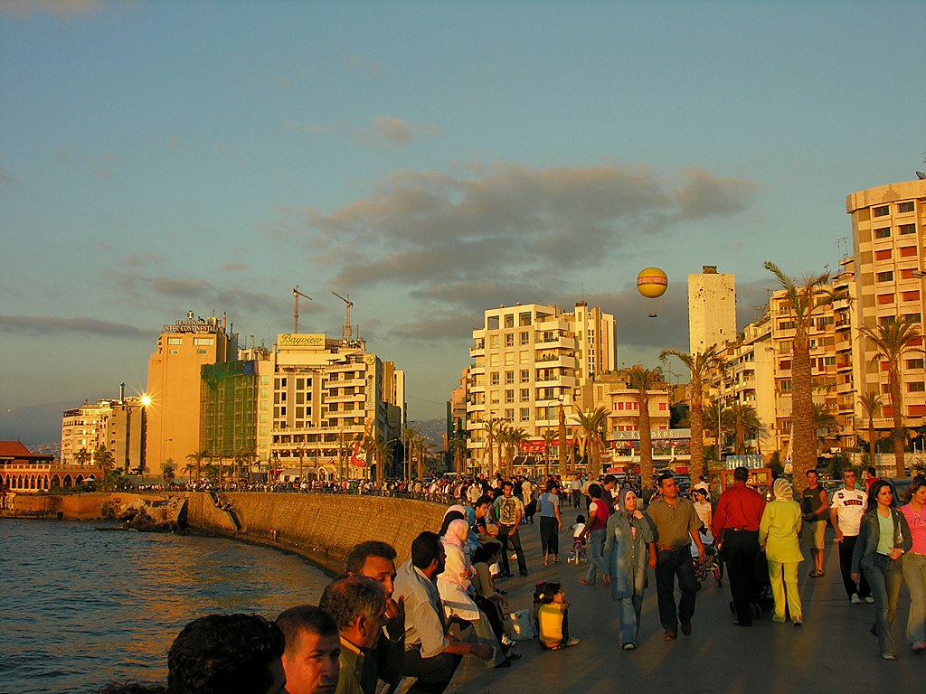 Corniche em Beirute