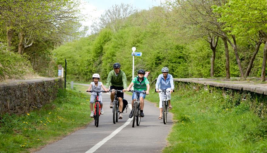 Família anda de bike em Bristol