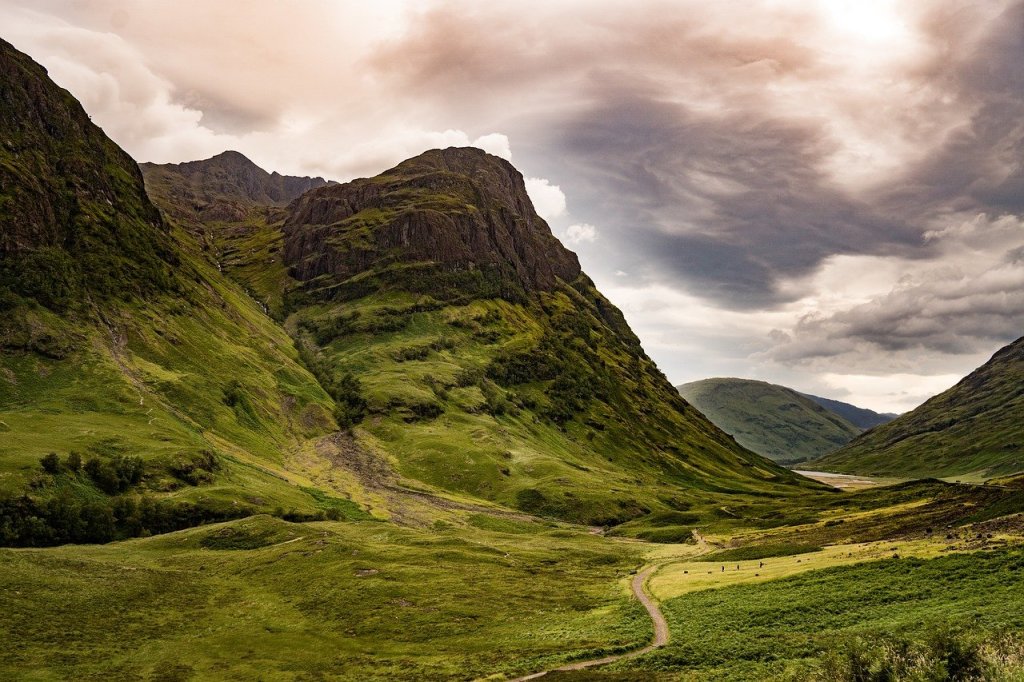 Vale de Glencoe, na Escocia