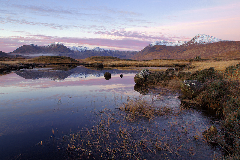 area rannoch moor, na escocia