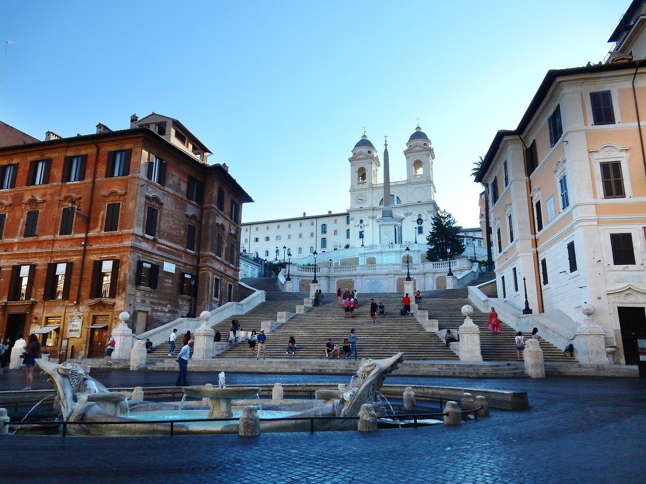 piazza di spagna, roma, italia